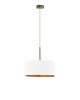 lampy wiszące Zielona lampa wisząca do salonu ze złotymi elementami SINTRA GOLD  fi - 30 cm 3