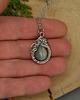 wisiory Wisiorek oryginalny labradoryt wire wrapping 4