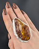 pierścionki srebrne Pierścionek złoty skarb bursztynu 3