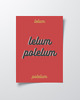 plakaty Plakat kolorowy, lelum polelum 1