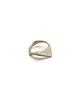 pierścionki srebrne ONE EDGE Classic / satin BRASS ring 4