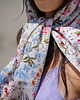 apaszki Jedwabna apaszka, FLORAL BLUE SPRING 2