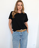 t-shirt damskie T-shirt Close merino czarny 2