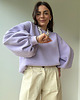 bluza bez kaptura damska Bluza Enjoyable lavender 2