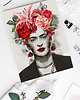 grafiki i ilustracje Autorska grafika "FRIDA", portret Kobiety, girl 1
