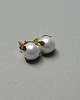 kolczyki z kamieniami Dots - pearls white vol 3 /alloys collection/ - sztyfty 1