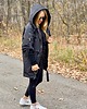 kurtki damskie PARKA SNOW black 1
