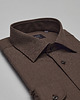 koszule męskie Męska koszula flumeri 00517 brąz slim fit 2