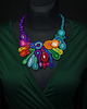kolie Kolorowy Bajkowiec - naszyjnik Soutache 2