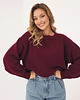 swetry damskie Sweter Cashmere Hug Wino 2