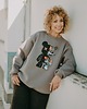 bluza bez kaptura damska Bluza oversize Robot Teddy dla mamy i taty 3