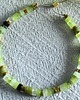 bransoletki na sznurku Bransoletka z naturalnymi kamieniami - Chalcedon, Peridot, Hematyt 1