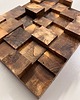 kafle i panele Trójwymiarowy drewniany panel ścienny 3D 25x20 cm 6