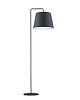 lampy podłogowe Skandynawska lampa podłogowa do salonu RIJAD z szarym abażurem 6