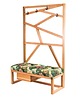 ławki Ławka Szafka Pufa Tapicerowana Siedzisko Gładkie Tropic 01 Wieszak LGS-14 2