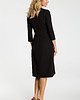 sukienki midi damskie Sukienka z kontrafałdami-czarna(M-335) 1