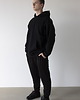 bluzy męskie Bluza z kapturem OVERSIZE Flow Black 4