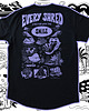 t-shirty męskie Czarny długi T-shirt Shrooms 5