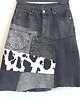 spódnice midi Patchworkowa spódnica jeans r.42 4