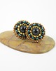 kolczyki swarovski Kolczyki Swarovski Groszki black&gold 3