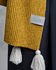 szale damskie Zimowy szalik damski Musztardowy Twistmee 1