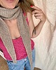 ubrania różne Szalik Maxi zwężany  z wełny i alpaki Handmade 4