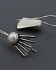 kolczyki wire wrapping Z perłami - kolczyki 3