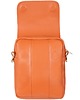 torby na ramię Mała listonoszka z logowanym paskiem Sybil marki Giovani Pomarańczowy 4