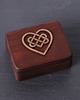 akcesoria różne Drewniane pudełko na obrączki ślubne - nordyckie i personalizowane pudełko 5