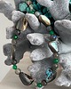 bransoletki z kamieni naturalnych BRANSOLETKA - AMULET - Macica perłowa, kamień księżycowy,jadeit 5