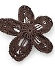 broszki Broszka kwiat ażurowa - brązowa 2
