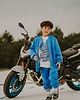 bluzy dla chłopców Bluza rozpinana Blue Teddy 4