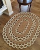 dywany Dywan owalny ze sznurka bawełnianego 100cmx130cm 2