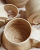 kubki Ceramiczny, ręcznie robiony kubeczek WOLNIEJ śmietanka 300ml 1
