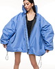 kurtki damskie Kurtka typu bomber oversize baby blue 4