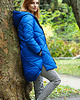 kurtki damskie Kurtka puchowa Alaska Look niebieska 6