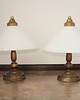 lampy stołowe Para lamp nocnych z lat 70. 4