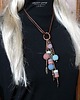 bransoletki z kamieni naturalnych Boho chic. Bransoleta niezwykła z kolorowej lawy 7