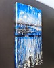 obrazy W Deszczu Komplet Obrazy Olejne 2x 20x20 Impasto Para 1
