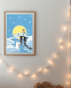 plakaty PLAKAT Zima Muminków Muminki ilustracja 2