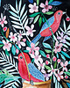 plakaty Red birds ilustracja drukowana 1