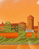 plakaty Wawel, Wisła, Kraków plakat 2