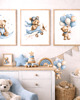 obrazy i plakaty do pokoju dziecięcego Plakaty dla dzieci Miś, Plakaty dla chłopca z misiem 4