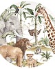 naklejki ścienne do pokoju dziecka Savanna World In A Circle 3