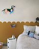 tapety i naklejki ścienne Wainscoting Solid  Dark - samoprzylepny dekoracyjny panel ścienny 1