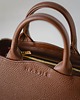 torby na ramię GLAM BAG - skórzana torebka - brąz orzechowy 4