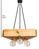 lampy wiszące Lampa wisząca Parilla loft drewno 4