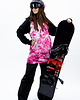 bluza z kapturem damska Damska Bluza Snowboard DR.CROW Marble Pink 2