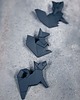 broszki Broszka Porcelanowa Origami Wiewiórka Czarna 5