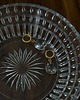 kolczyki pozłacane Złote kolczyki z bezbarwnymi kryształami SWAROVSKI CRYSTAL 4